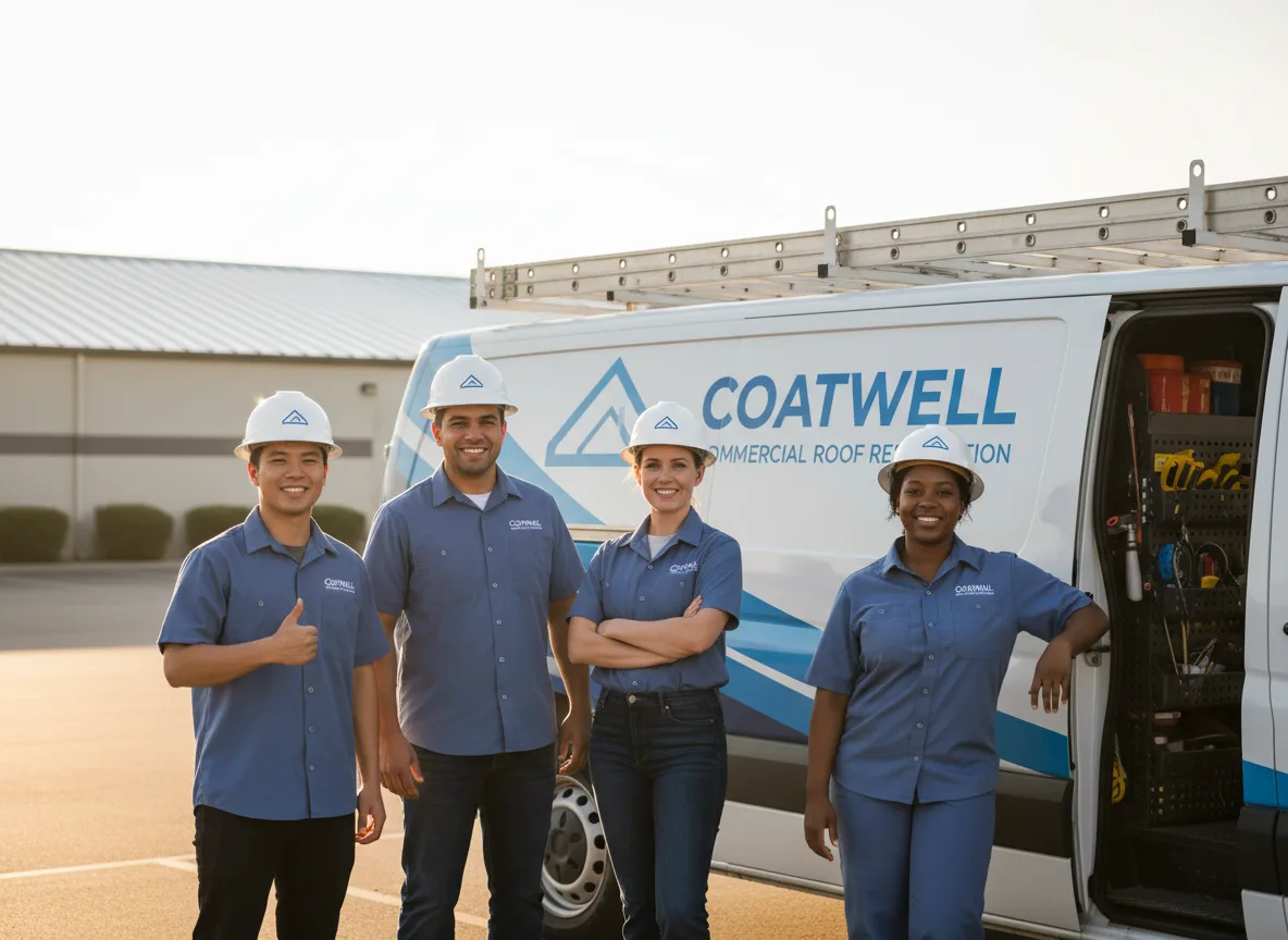Commercial roof coating company in Bell, CA